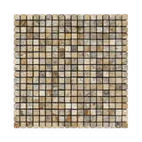 5/8 X 5/8 Philadelphia Travertine Tumbled Mosaic Tile