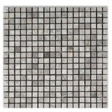 5/8 X 5/8 Tundra Gray (Atlantic Gray) Marble Polished Mosaic Tile