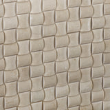 Crema Marfil Marble Honed 3D Small Bread Mosaic Tile