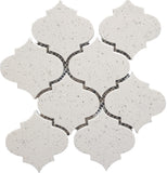 Terrazzo Silver Marble Polished 4" Morocco Mosaic Tile